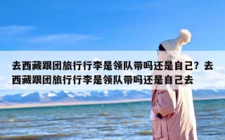 去西藏跟团旅行行李是领队带吗还是自己？去西藏跟团旅行行李是领队带吗还是自己去