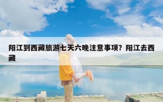 阳江到西藏旅游七天六晚注意事项？阳江去西藏