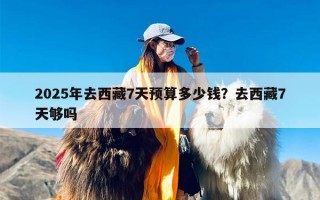 2025年去西藏7天预算多少钱？去西藏7天够吗