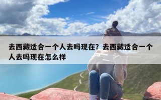去西藏适合一个人去吗现在？去西藏适合一个人去吗现在怎么样