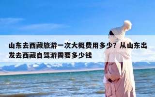 山东去西藏旅游一次大概费用多少？从山东出发去西藏自驾游需要多少钱
