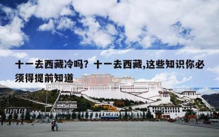 十一去西藏冷吗？十一去西藏,这些知识你必须得提前知道