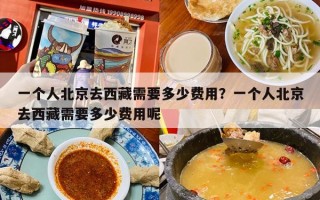 一个人北京去西藏需要多少费用？一个人北京去西藏需要多少费用呢