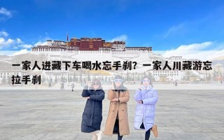 一家人进藏下车喝水忘手刹？一家人川藏游忘拉手刹