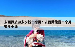 去西藏旅游多少钱一个月？去西藏旅游一个月要多少钱