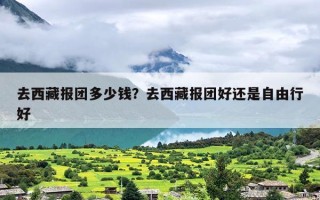 去西藏报团多少钱？去西藏报团好还是自由行好