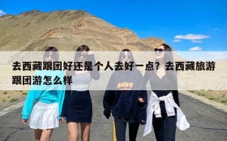 去西藏跟团好还是个人去好一点？去西藏旅游跟团游怎么样