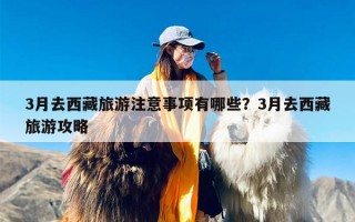 3月去西藏旅游注意事项有哪些？3月去西藏旅游攻略