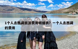 1个人去西藏旅游费用明细表？一个人去西藏的费用