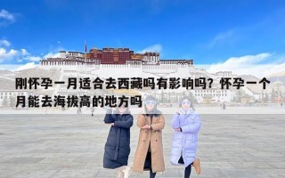 刚怀孕一月适合去西藏吗有影响吗？怀孕一个月能去海拔高的地方吗