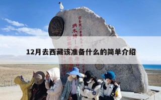 12月去西藏该准备什么的简单介绍