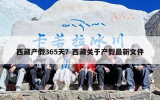 西藏产假365天？西藏关于产假最新文件