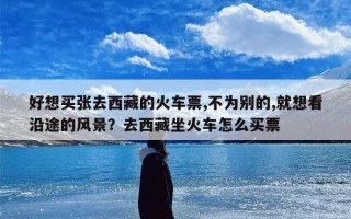 好想买张去西藏的火车票,不为别的,就想看沿途的风景？去西藏坐火车怎么买票