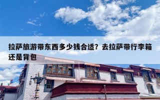 拉萨旅游带东西多少钱合适？去拉萨带行李箱还是背包