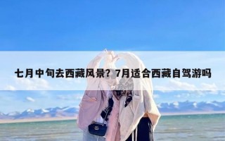 七月中旬去西藏风景？7月适合西藏自驾游吗