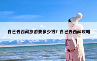 自己去西藏旅游要多少钱？自己去西藏攻略