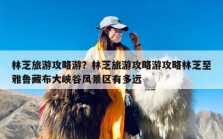 林芝旅游攻略游？林芝旅游攻略游攻略林芝至雅鲁藏布大峡谷风景区有多远