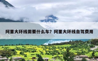 阿里大环线需要什么车？阿里大环线自驾费用