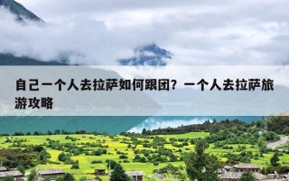 自己一个人去拉萨如何跟团？一个人去拉萨旅游攻略