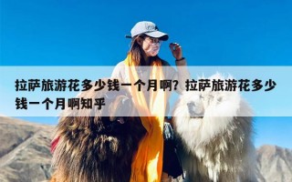 拉萨旅游花多少钱一个月啊？拉萨旅游花多少钱一个月啊知乎