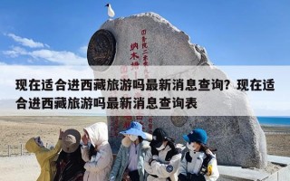 现在适合进西藏旅游吗最新消息查询？现在适合进西藏旅游吗最新消息查询表