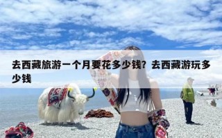 去西藏旅游一个月要花多少钱？去西藏游玩多少钱