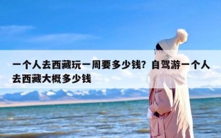 一个人去西藏玩一周要多少钱？自驾游一个人去西藏大概多少钱