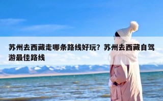 苏州去西藏走哪条路线好玩？苏州去西藏自驾游最佳路线