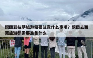 跟团到拉萨旅游需要注意什么事项？跟团去西藏旅游都需要准备什么