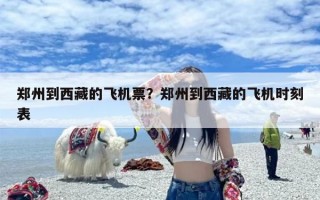郑州到西藏的飞机票？郑州到西藏的飞机时刻表