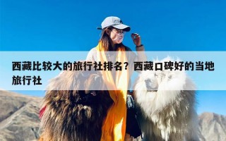 西藏比较大的旅行社排名？西藏口碑好的当地旅行社