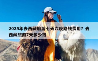 2025年去西藏旅游七天六晚路线费用？去西藏旅游7天多少钱