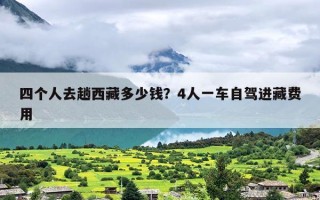 四个人去趟西藏多少钱？4人一车自驾进藏费用