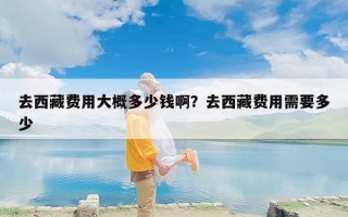 去西藏费用大概多少钱啊？去西藏费用需要多少