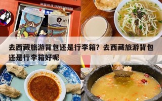 去西藏旅游背包还是行李箱？去西藏旅游背包还是行李箱好呢