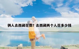 俩人去西藏花费？去西藏两个人花多少钱