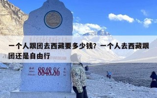 一个人跟团去西藏要多少钱？一个人去西藏跟团还是自由行