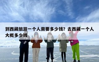 到西藏旅游一个人需要多少钱？去西藏一个人大概多少钱