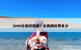 2000元报团西藏？去西藏团费多少
