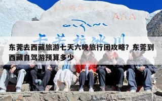 东莞去西藏旅游七天六晚旅行团攻略？东莞到西藏自驾游预算多少