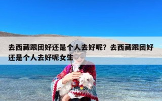 去西藏跟团好还是个人去好呢？去西藏跟团好还是个人去好呢女生