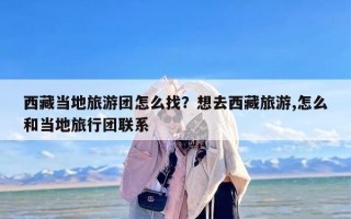 西藏当地旅游团怎么找？想去西藏旅游,怎么和当地旅行团联系