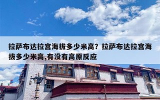 拉萨布达拉宫海拔多少米高？拉萨布达拉宫海拔多少米高,有没有高原反应