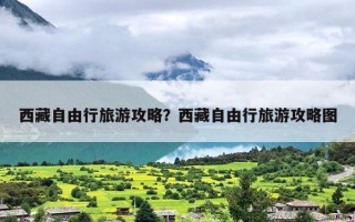 西藏自由行旅游攻略？西藏自由行旅游攻略图