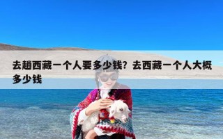 去趟西藏一个人要多少钱？去西藏一个人大概多少钱