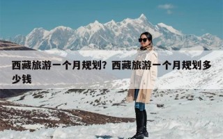 西藏旅游一个月规划？西藏旅游一个月规划多少钱
