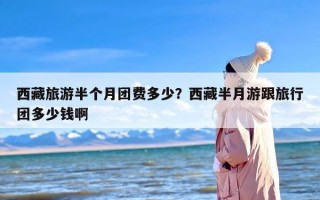 西藏旅游半个月团费多少？西藏半月游跟旅行团多少钱啊