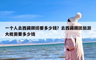 一个人去西藏跟团要多少钱？去西藏跟团旅游大概需要多少钱