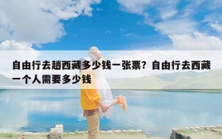 自由行去趟西藏多少钱一张票？自由行去西藏一个人需要多少钱