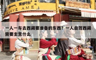 一人一车去西藏要准备的东西？一人自驾西藏需要主意什么